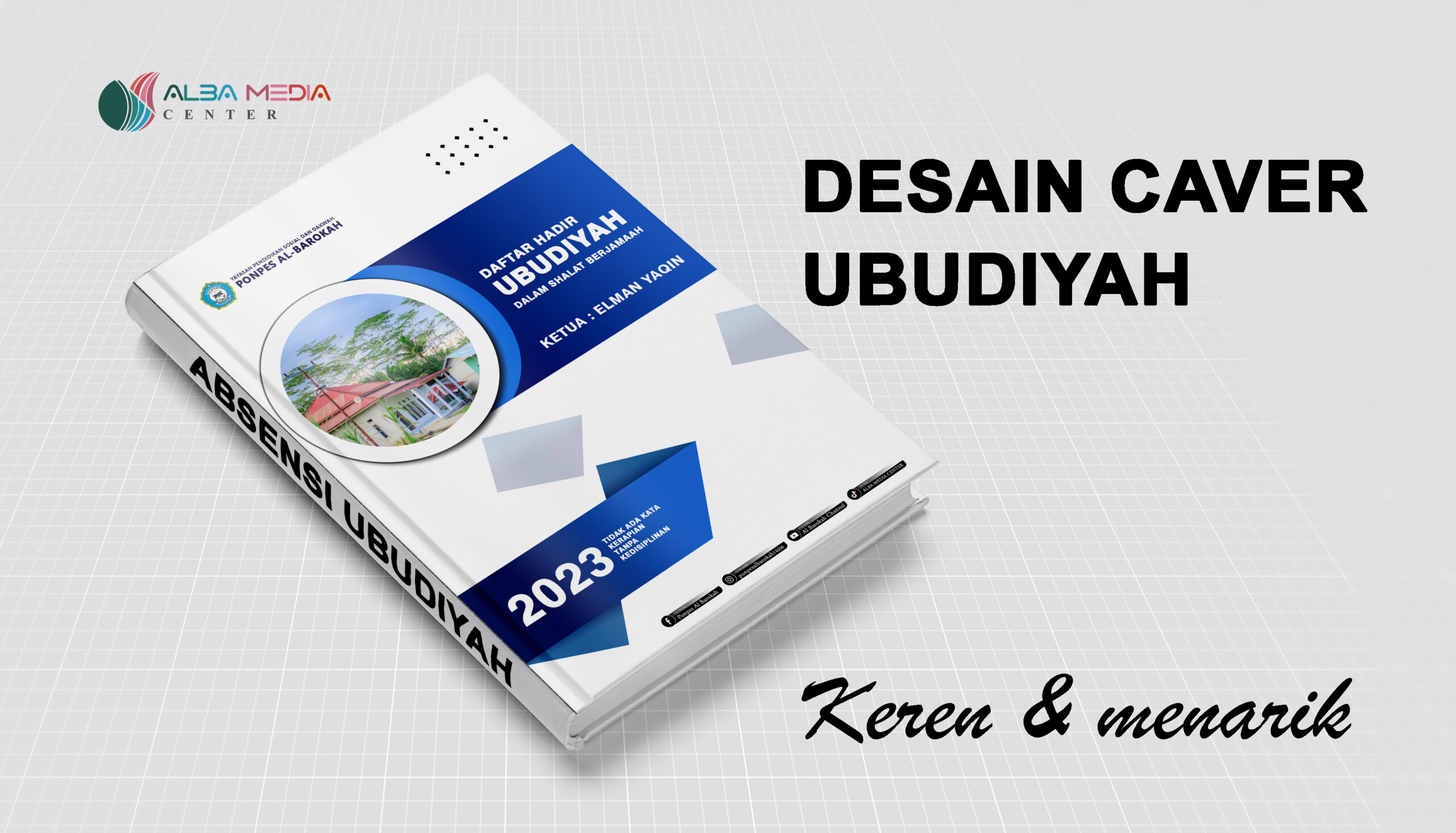 Desain Cover Ubudiyah Keren Terbaru